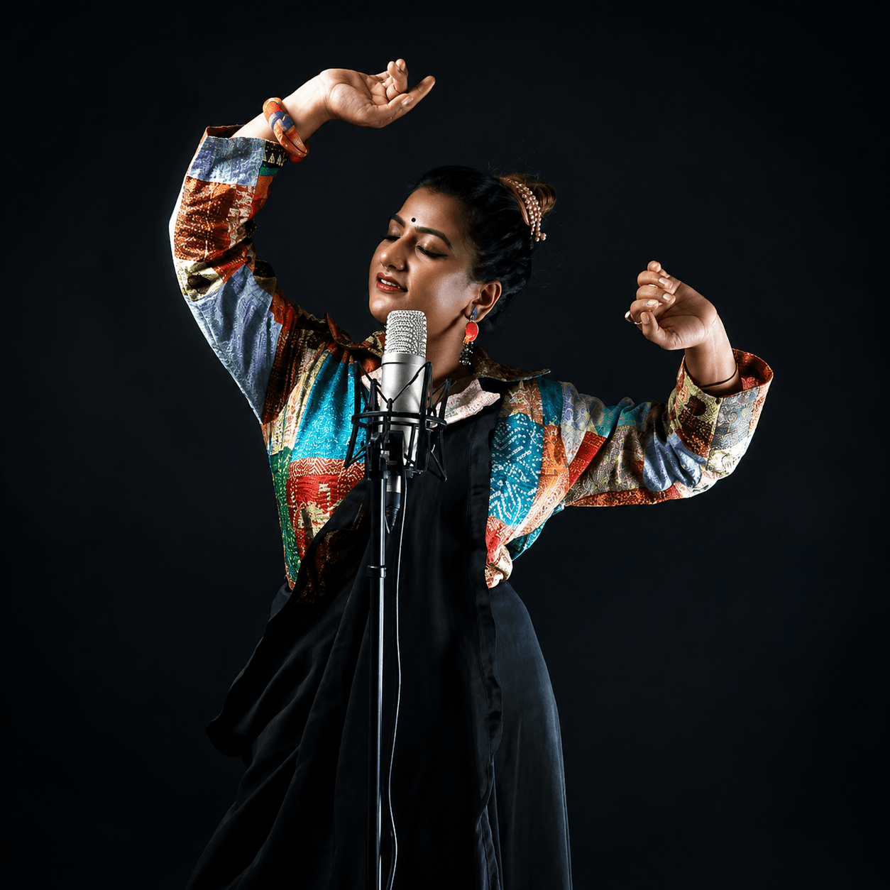 Arpita Chakraborty performing
